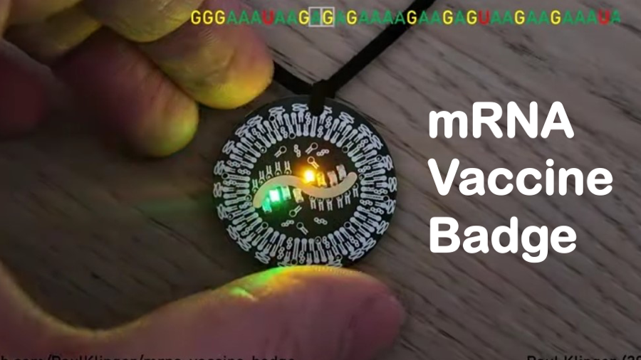 mrna vaccine badge electronics