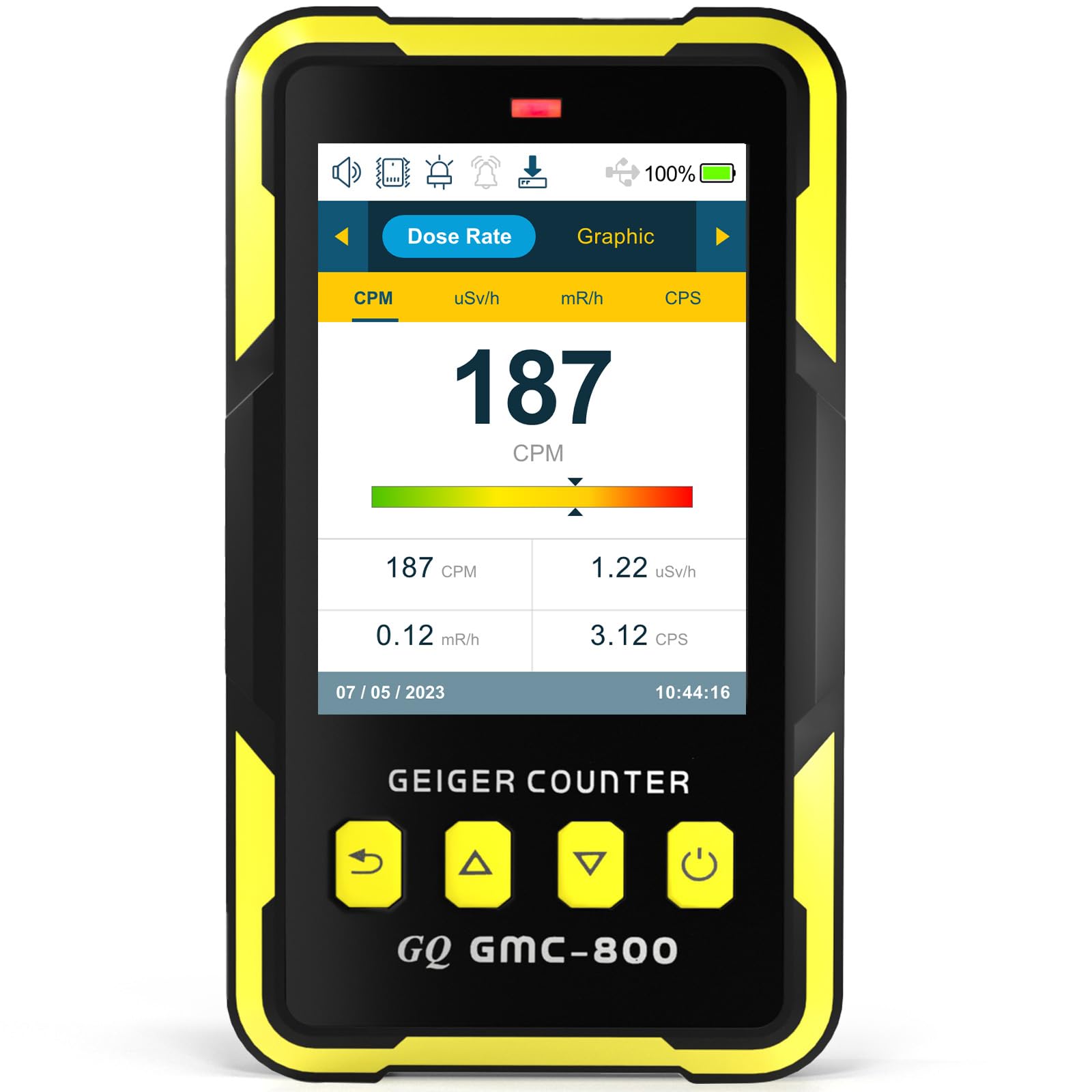 GQ GMC-800 Geiger Counter with color display